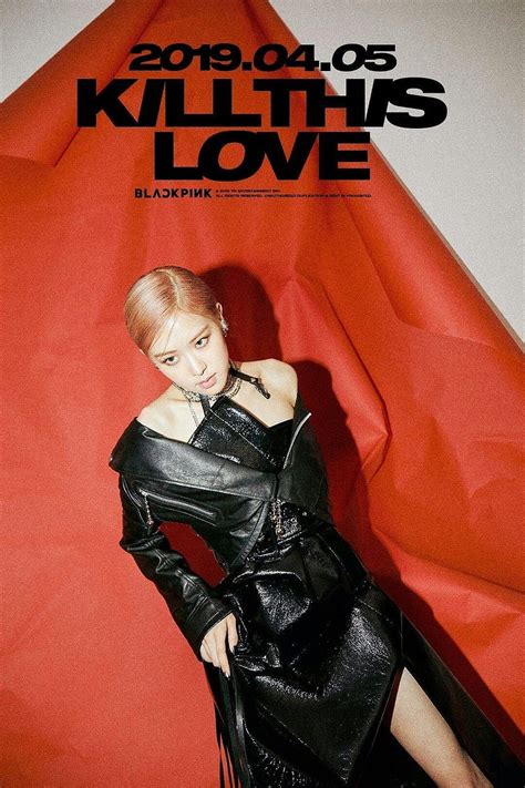 BLACKPINK KILL THIS LOVE ROSÉ COMEBACK TEASER POSTER blackpink kill