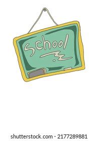 Classroom Chalkboard Vector Art Object Stock Vector (Royalty Free) 2177289881 | Shutterstock