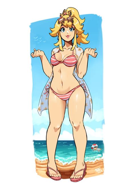 Beach Peach Super Mario Know Your Meme