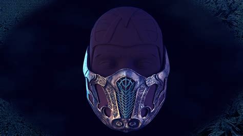 Artstation Sub Zero Mask From Mortal Kombat Movie 2021