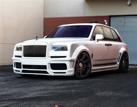 Slammed Widebody Rolls Royce Cullinan Black Badge Gets A Novitec