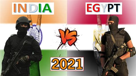 India Vs Egypt Military Power Comparison 2021 Youtube