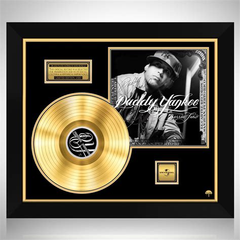 Daddy Yankee - Barrio Fino Gold LP Limited Signature Edition Custom ...