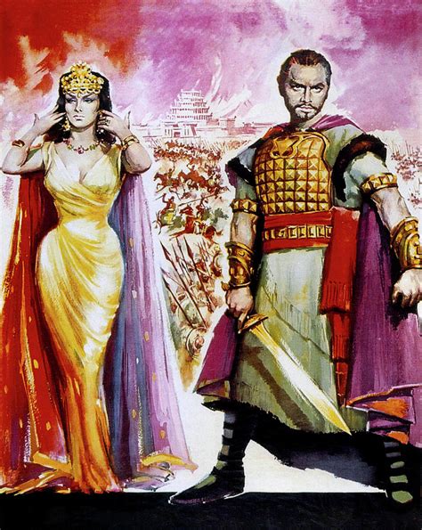 ''Solomon and Sheba''-b, 1959, movie poster painting Painting by Stars ...