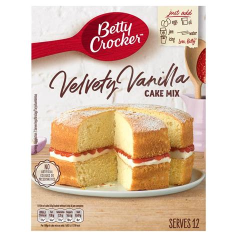 Betty Crocker Vanilla Cake Mix 425G - Compare Prices & Buy Online!