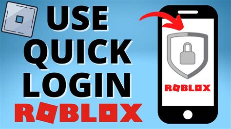 How To Use Quick Log In On Roblox Roblox Login With Another Device