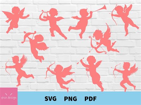 Cupid Svg Bundle Cupid Svg Cupid Clipart Cupid Silhouette Etsy