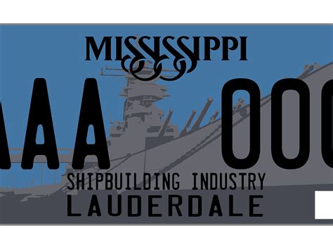 Mississippi License Plate Redesign by Cam Montalvo on Dribbble