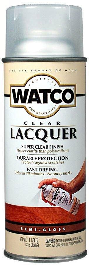 Buy The Watco 63181 Lacquer Clear Semi Gloss Wood Finish ~ 11 25 Oz Aerosol Hardware World