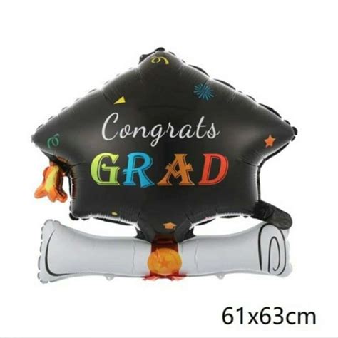 Jual Paket Balon Wisuda Happy Graduation Congrats Grad Congratulations