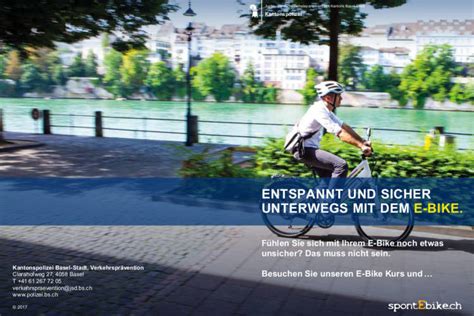 Basel Stadt Bs E Bike Kurse Im Sommer