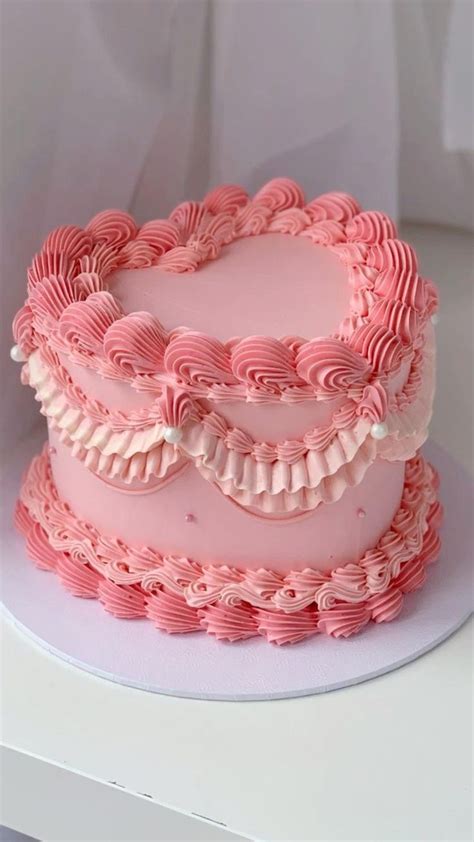 Vintage Birthday Cakes Cute Birthday Cake Ideas Vintage Cake Design Cake Design Inspo