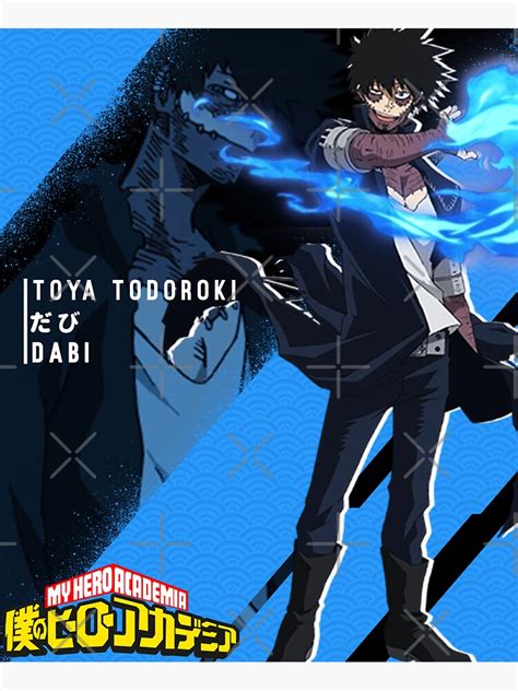 Dabi Toya Todoroki My Hero Academia Sticker For Sale By B Love