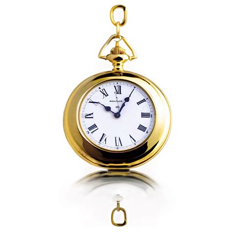 Gold Pocket Watch Png Byr