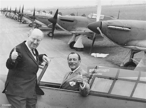 Former Fighter Pilot Wing Commander Robert Stanford Tuck Sitting In