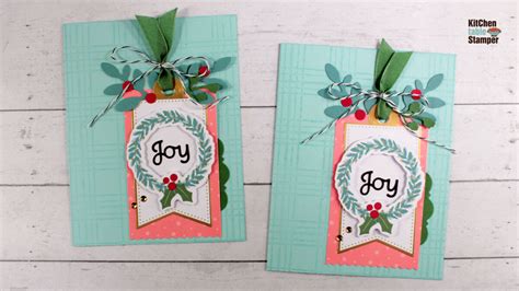 Festive Tags Stamp A Stack Card Class