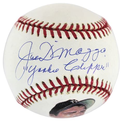 Lot Detail Joe DiMaggio Near Mint Signed Hand Painted Baseball W