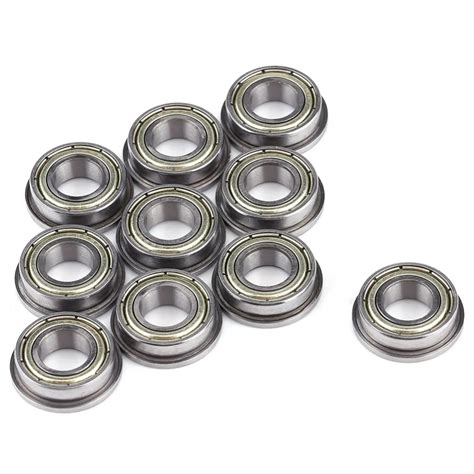 10pcs Lot F688ZZ Miniature Double Shielded Steel Flanged Ball Bearings