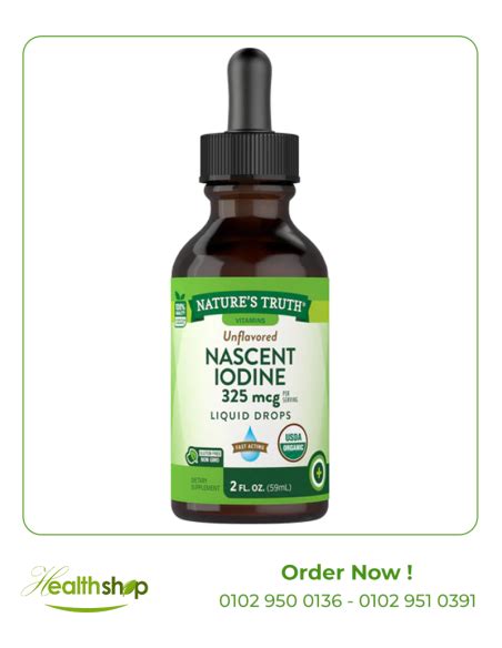 Nascent Iodine Liquid Organic 59 Ml