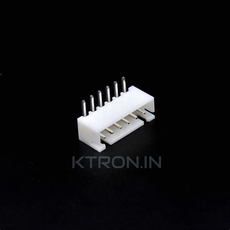 Buy 6 Pin Jst Male Right Angle Connector 254mm Pitch Ktron India