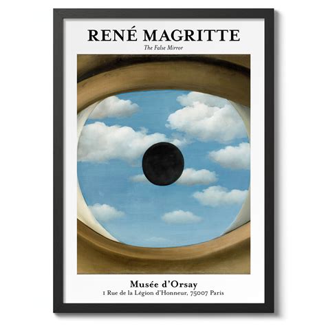 The False Mirror - René Magritte | Art | Framed Prints & Posters – Animato