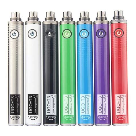 1300mAh 510 EGO Battery With Dual Charger Port Variable Voltage Ugo