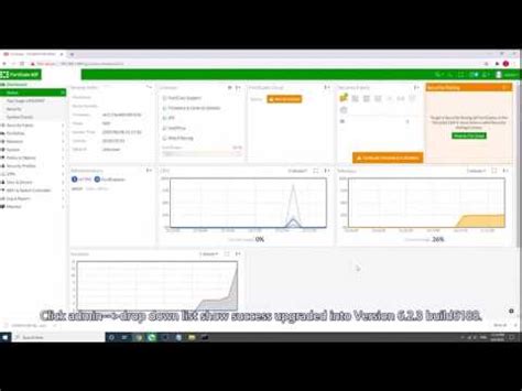 How To Upgrade Fortinet FortiGate Firewall Firmware YouTube