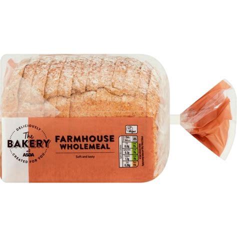 The BAKERY At ASDA Farmhouse Wholemeal Bread 800g Compare Prices