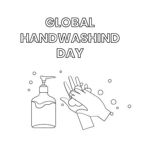 Free Global Handwashing Day Drawing Vector Template - Edit Online ...