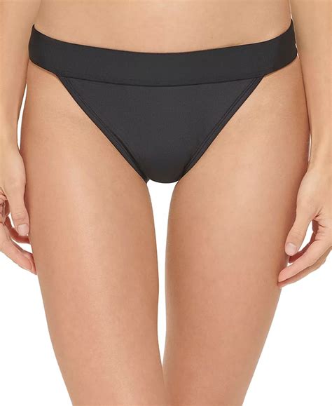 Dkny Black Low Rise Bikini Swim Bottom Us X Large Walmart