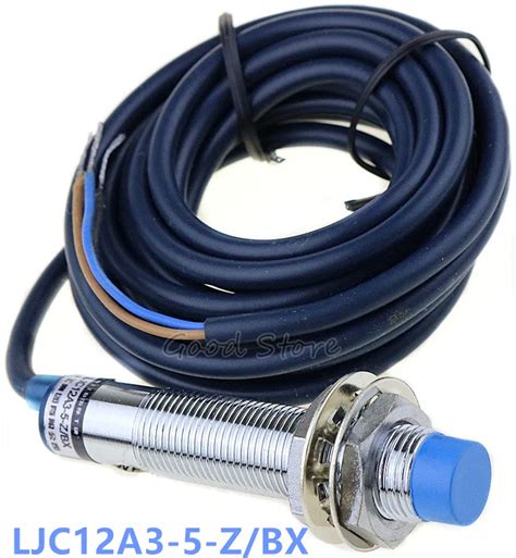 LJC12A3 5 Z BX DC NPN NO 5mm tres cables M12 medición de distancia