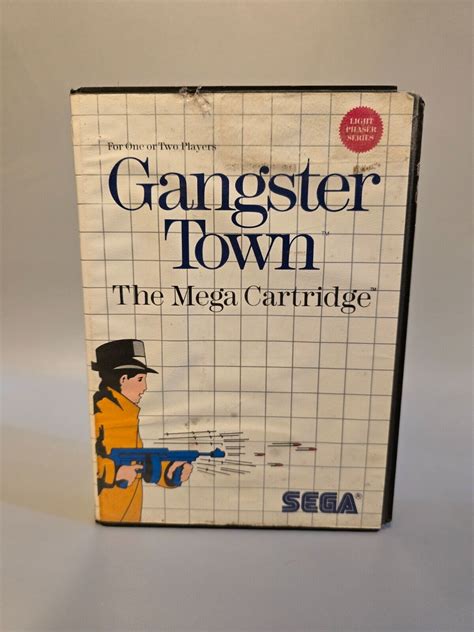 Gangster Town Master System PAL Prix Photo Présentation