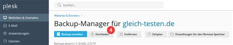 Wie Lege Ich In Plesk Ein Backup An Power Netz