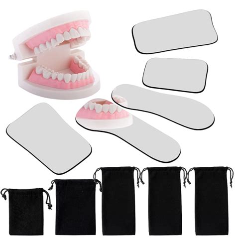 Set Dental Intraoral Orthodontic Photography Mirrors Stainless Steel