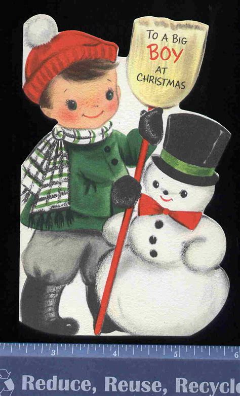 Vintage Hallmark Christmas Greeting Card Vintagerecycling Flickr