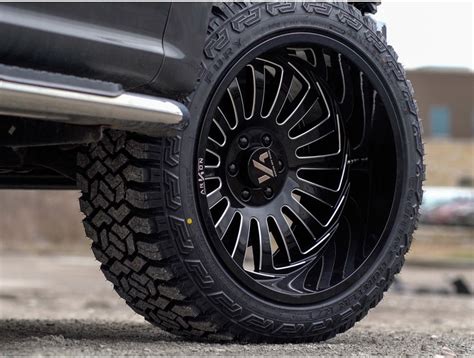 Arkon Off Road Milled Gloss Black Alexander Wheels Realtruck