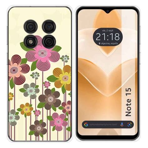 Funda Silicona Para Ulefone Note 15 Diseño Primavera En Flor Dibujos