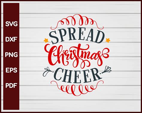 Spread Christmas Cheer Svg Creativedesignmaker