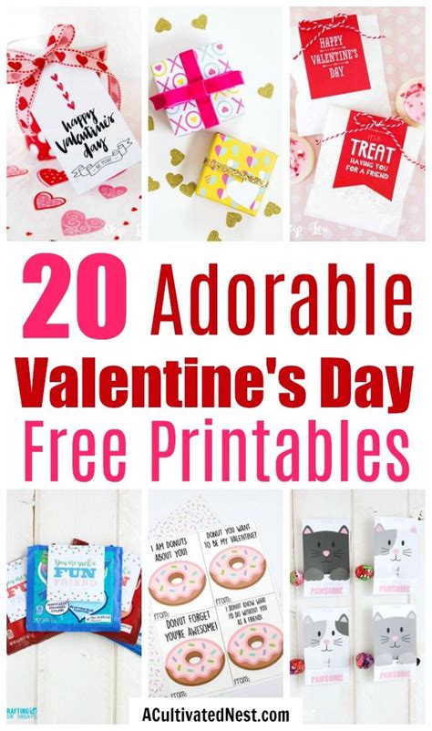 20 Adorable Free Valentine S Day Printables A Cultivated Nest