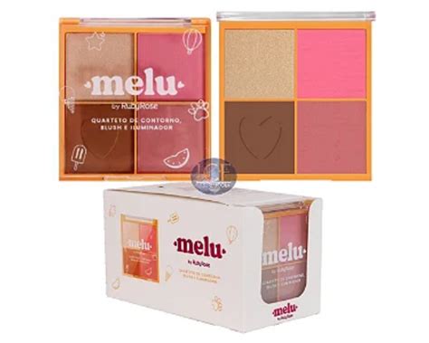 Kit Quarteto De Contorno Blush E Iluminador Melu Unidades Ous