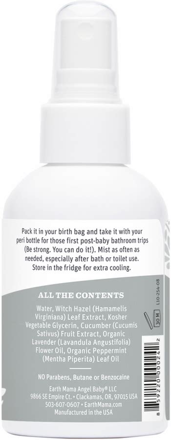 Earth Mama Herbal Perineal Spray 4 Fl Oz