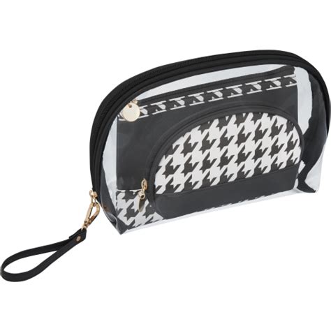 Clicks Cosmetic Bag Set Houndstooth Clicks