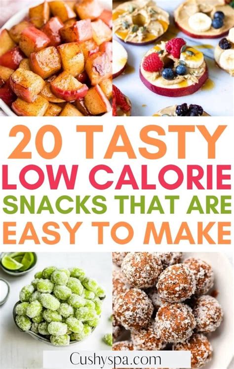 Low Calorie Snacks That Are Easy To Make Cushy Spa