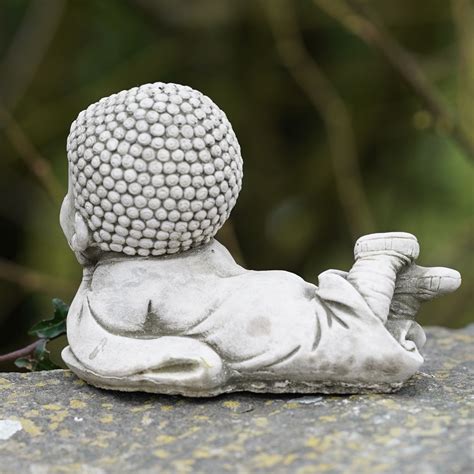 Baby Buddha Stone Statue – Burgess Home & Garden