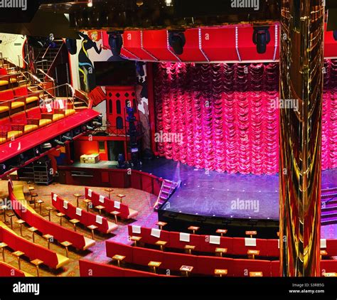 March 2022 Theater On The Carnival Conquest Cruise Ship Photographed