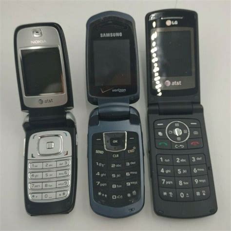 Flip Cell Phones Samsung Lg Nokia Lot Of As Is Untested Ebay