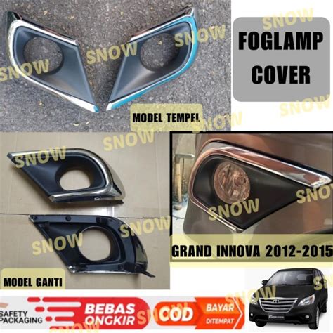 Jual Foglamp Cover Fog Lamp Grand Innova Model Tempel