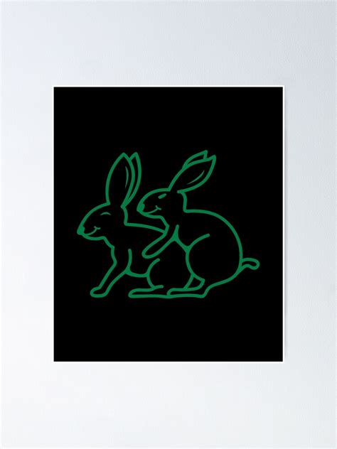 Sexy Rabbits Poster For Sale By Flowtoys Redbubble