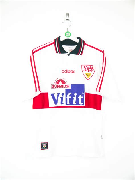 1996 97 VFB Stuttgart Home Jersey S RB Classic Soccer Jerseys