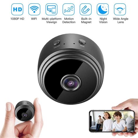 Mini Camara Espia Ip Wifi Hd P Vision Nocturna Por Infrarrojos